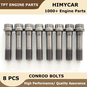 ALTO RENDIMIENTO CARRERAS FORJADO 4340 VARILLA PERNOS TAPA TORNILLOS 3/8" 1.6L - Imagen 1 de 6
