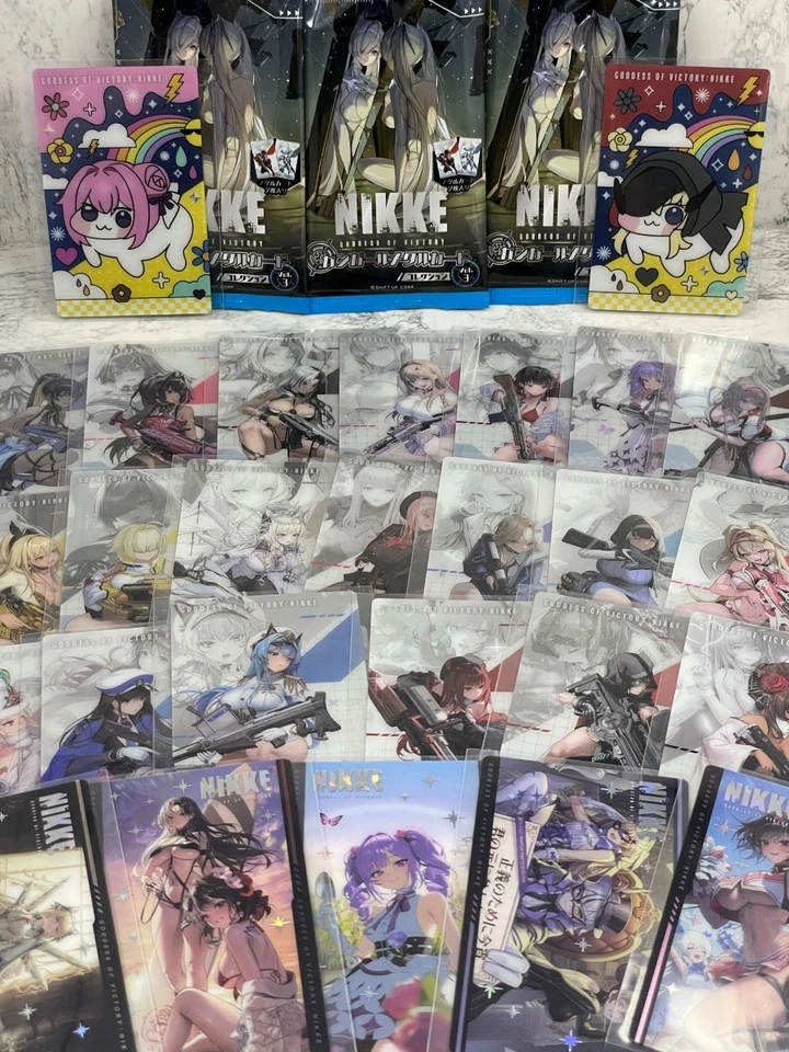 NIKKE The Goddess of Victory Gun Girl Metal Card Collection Vol.3 Complete Set & - Image 1 of 1