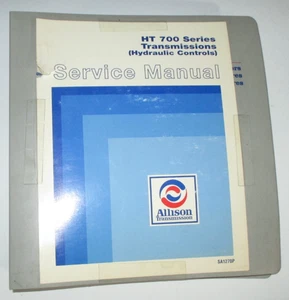 Allison HT 700 (HT 740 747 750 754 RS/CR/DR/DB) Transmission Service Shop Manual - Picture 1 of 15