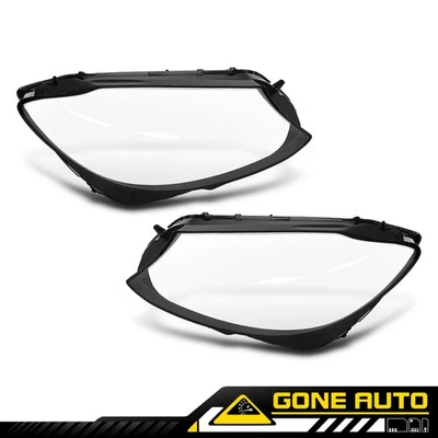 Headlight Lens Covers Fit For 2015-2017 Mercedes-Benz W205 C-Class Left & Right Foto 1 de 4