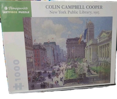 НОВАЯ головоломка New York Public Library 1915 1000 NY Library Колин Кэмпбелл Купер  - Изображение 1 из 2