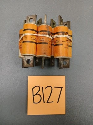 GOULD SHAWMUT A50P80 AMP-TRAP FUSES, Lot Of 7 - ECS - Image 1 of 4