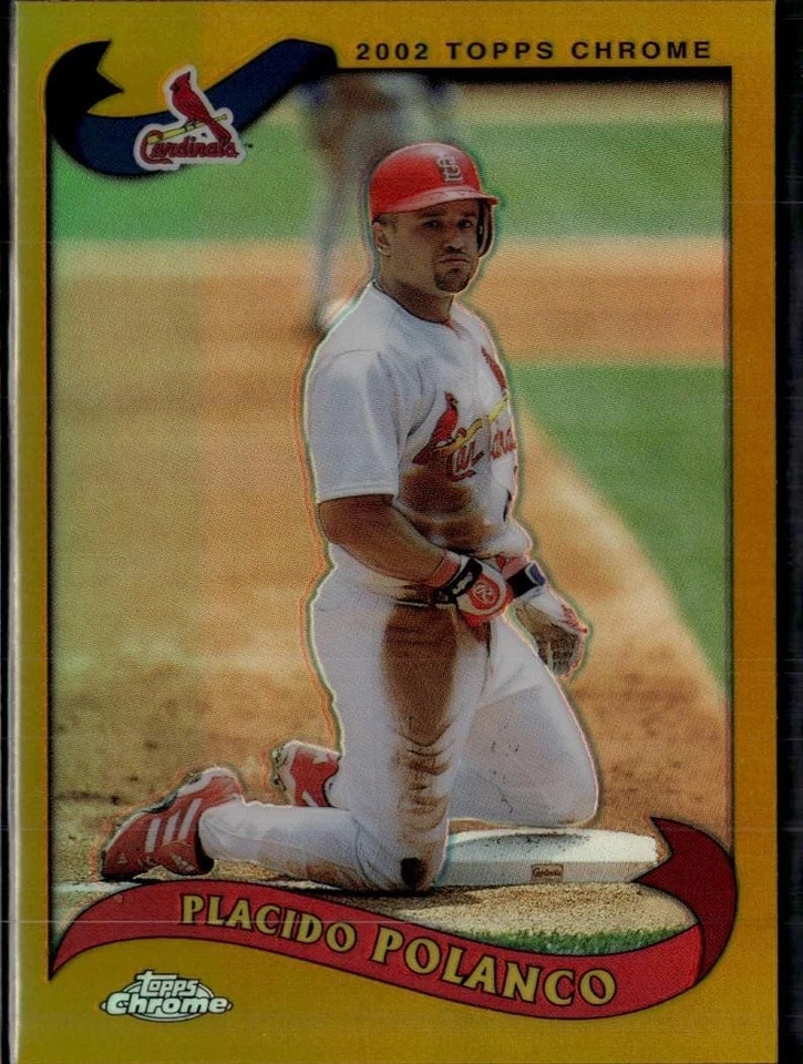 2002 Topps Chrome #268 Placido Polanco Gold Refractors - Image 1 of 2