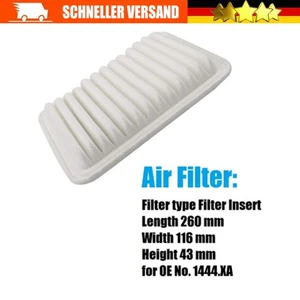 Air filter 17801-23030 1444.XA For Citroen C1 Peugeot 107 108 Toyota Aygo 1.0. - Bild 1 von 5