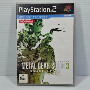 Metal Gear Solid 3 Snake Eater Sony PlayStation 2 PS2 PAL Complete - Picture 1 of 3