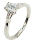 GRAFF emerald-cut diamond Solitaire ring  #010