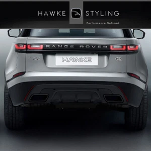 HAWKE Rear Bumper & Black Pack Exhaust Conversion 2017 + fits VELAR - Picture 1 of 6