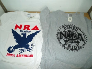 NRA Patriot T-Shirts New Old stock(National Rifle Association)Lg, XL & 2XL sizes - Picture 1 of 13