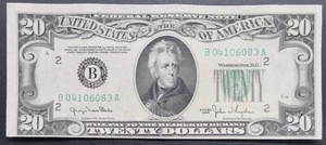 1950 Twenty Dollar Federal Reserve Note $20 Bill UNCIRCULATED #82808 - Picture 1 of 2
