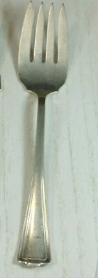 Antique Silver-Plated 1847 Rogers Bros. XS Triple Meat Serving Fork Cromwell  - Image 1 of 4