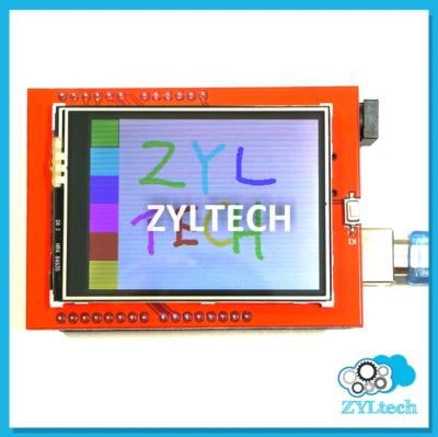 Arduino UNO LCD Shield w/ 2.4" TFT SD Reader Touch Screen Module - Image 1 of 3