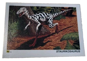 1992 DinoCardz Staurikosaurus #45 Dinosaur Trading Card (H5 - Picture 1 of 2