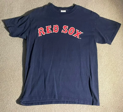 Футболка Jacoby Ellsbury Red Sox No46 синяя Gildan средний размер  - Изображение 1 из 3