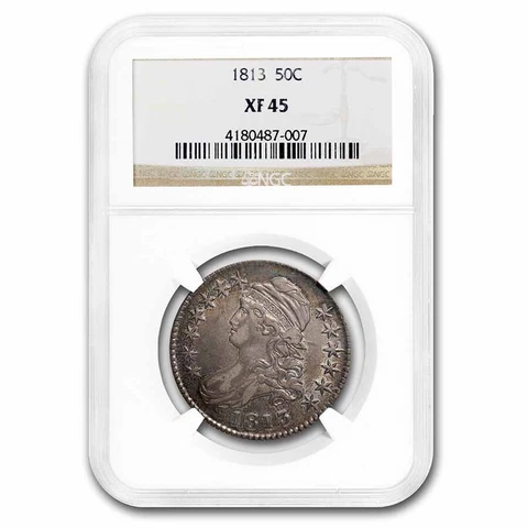 1813 Bust Half Dollar XF-45 NGC - SKU#268913 Cover