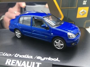 🇺🇦 1:43 Norev RENAULT CLIO 2 SÍMBOLO Azul 1/43 Thalia - Imagen 1 de 4
