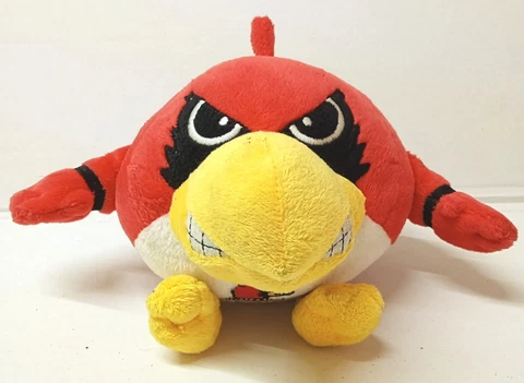LOUISVILLE CARDINALS MASCOT STUFFED PLUSH TOY MADE BY ORBIEZ Cover