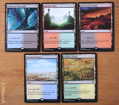 Set of 5 Rare Dual Filter Lands *NM* Magic 2020 MTG Commander Deck Building EDH - Image 1 of 2