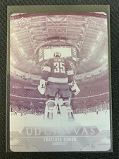 Thatcher Demko 2023-24 Upper Deck Canvas Magenta Printing Plate #1/1