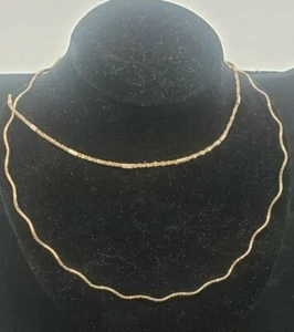 Assorted Rose Gold Chain Necklaces, Nickel Free Costume Jewelry - Ships Today! - Picture 1 of 6