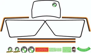 STAR SAM® KIT ADESIVI PUCH CONDOR CLASSICI ADESIVI MOTO ADESIVI - Foto 1 di 1