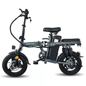 Electric Bike for Adults 500W 48V 25MPH 32Miles City Fast Bicycle Mini Ebike - Picture 1 of 12
