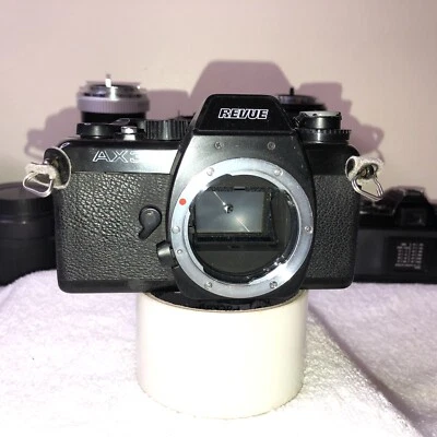 Revue AX-3 Pentax/K-Mount 35mm film body #0189 PartsRepair/Tested! Foto 1 de 4