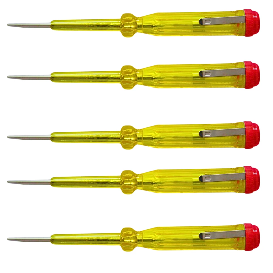 Stromprüfer Set 100-500V Phasenprüfer Spannungsprüfer Schraubendreher Stromtest - Bild 1 von 4