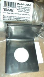 CZARNY Tramwaj Browning 3/4" NMO L Uchwyt Uchwyt Stal nierdzewna Antena Bagażnik 1255 - Zdjęcie 1 z 6