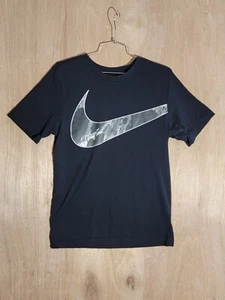 maglia nike dri-fit uomo taglia S manica corta girocollo swoosh logo elasticizzato nero - Foto 1 di 8