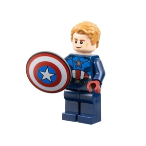 LEGO Marvel Super Heroes Minifigure - Captain America with Shield - Picture 1 of 1