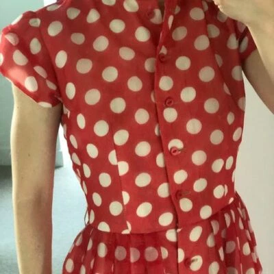 Подлинный винтажный 50-х годов платье  - Изображение 1 из 4