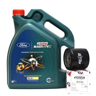 Ford Castrol Magnatec DUALOCK 5W-20 WSS-M2C948-B Motoröl 5 Liter 5W20 + Ölfilter - Bild 1 von 4