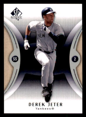 2007 SP Authentic #81 Derek Jeter (ref 233627) - Image 1 of 2