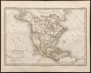 1847 - Carte ancienne Amérique Septentrionale, par Meissas et Michelot - Imagen 1 de 4