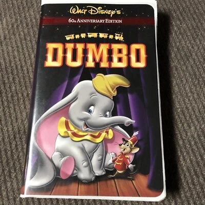 Walt Disney's 60th Anniversary " Dumbo" #21623 Edition VHS Home Video Foto 1 de 4