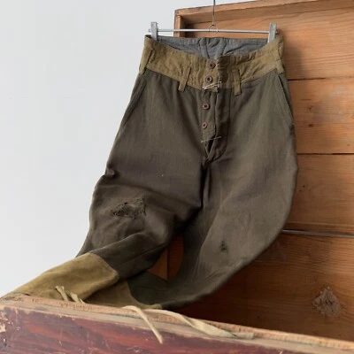 40s Military Vintage WW2 Era 1943 Pattern USSR RKKA Faded Galife Pants - Image 1 of 4