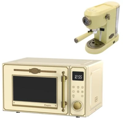 Kaiser M 2530 ElfEm Retro Mikrowelle 25 Funktionen + Kaffeemaschine KA 2005ElfEm - Bild 1 von 4