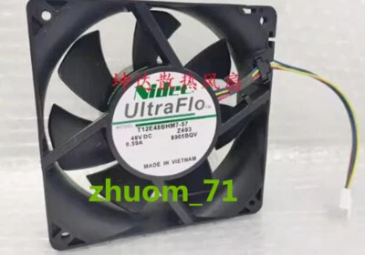 1PC NIDEC T12E48BHM7-57 12CM DC48V 0.59A High air volume inverter cooling fan - Image 1 of 4