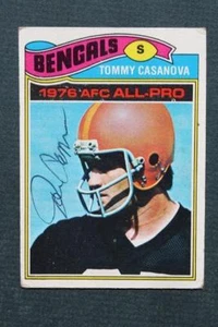 Cincinnati Bengals Tommy Casanova signed autographed 1977 Topps football card -- - Picture 1 of 1