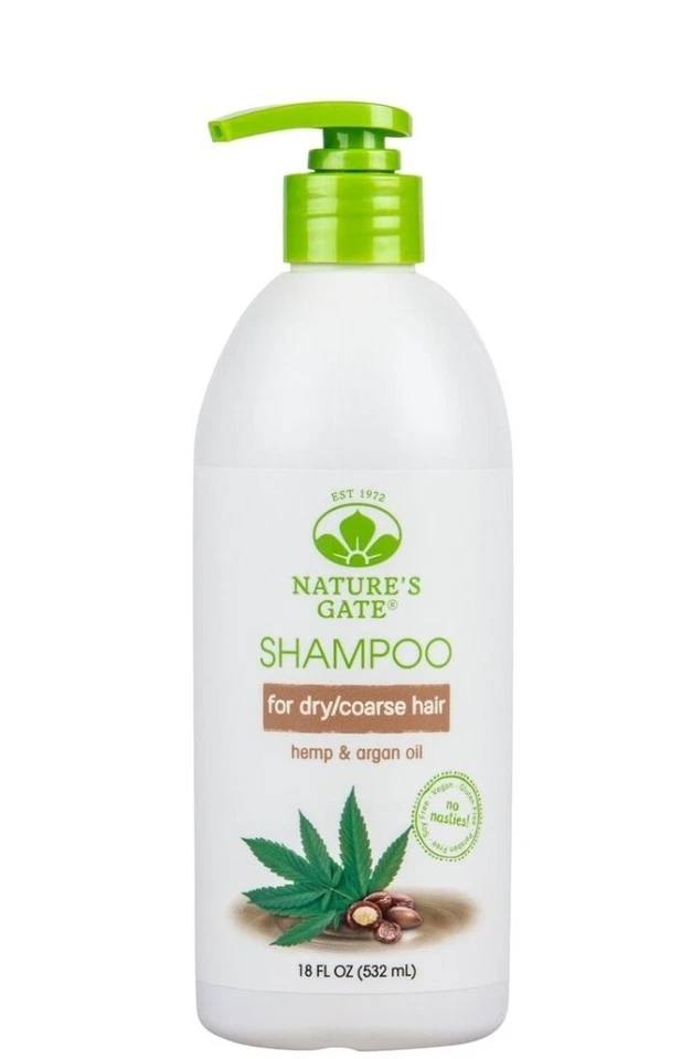 Natures Gate Shampoo For Dry Coates Hair Hemp & Argan Oil 18 Fl Oz - Image 1 of 1