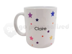Personalised Stars Mug Name Novelty Birthday Christmas Work Gifts Men Woman - Picture 1 of 1