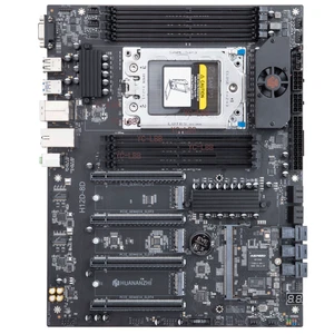 H12D-8D Motherboard for AMD EPYC 7002 / 7003 CPU , 4 slots PCIe 4.0x 16 , 3x M.2 - Afbeelding 1 van 6