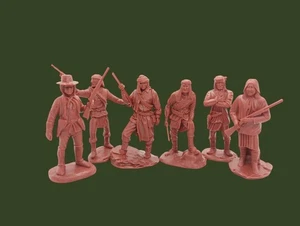 TNSold Toy Soldiers Indian Apache set 3 Scale 1:32 - Picture 1 of 1