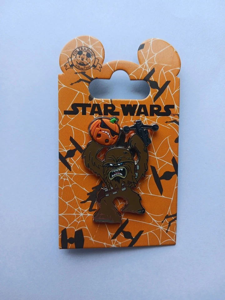 Star Wars Chewbacca Pumpkin Halloween Pin Disney Parks Pin 2015 - Image 1 of 1