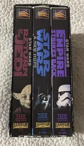 STAR WARS TRILOGY VHS Box Set of 2 Tapes Vintage 1995 - Imagen 1 de 6