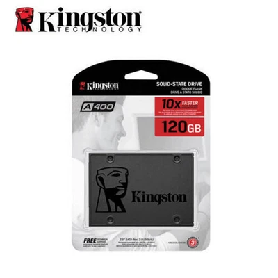 Kingston SSD A400 120GB SATA III 2.5" Solid State Drive PC NEW - Image 1 of 4