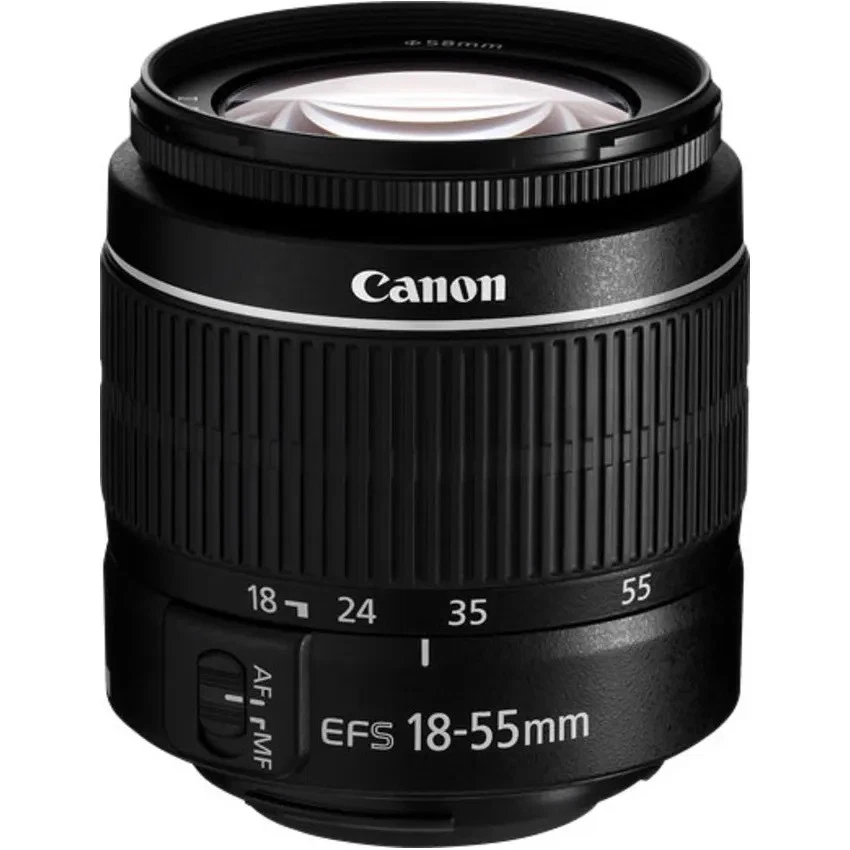 No Box - Canon EF-S 18-55mm f/3.5-5.6 III Lens (Brand New Stock) - image 1 of 1