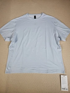 Lululemon Easyset Train Short Sleeve Men's Size L Light Blue Athletic Training - Picture 1 of 7