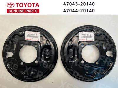 Toyota Genuine Prius Celica Rear Plate Sub-Assy, Brake Backing RH & LH Set OEM - Image 1 of 4