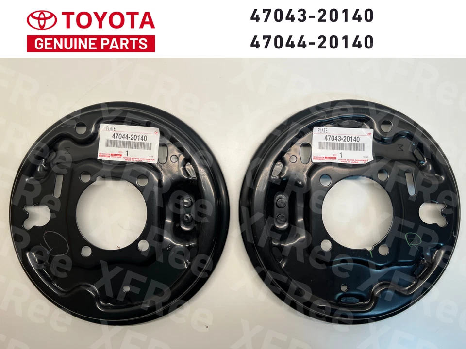 Toyota Genuine Prius Celica Rear Plate Sub-Assy, Brake Backing RH & LH Set OEM - Изображение 1 из 4